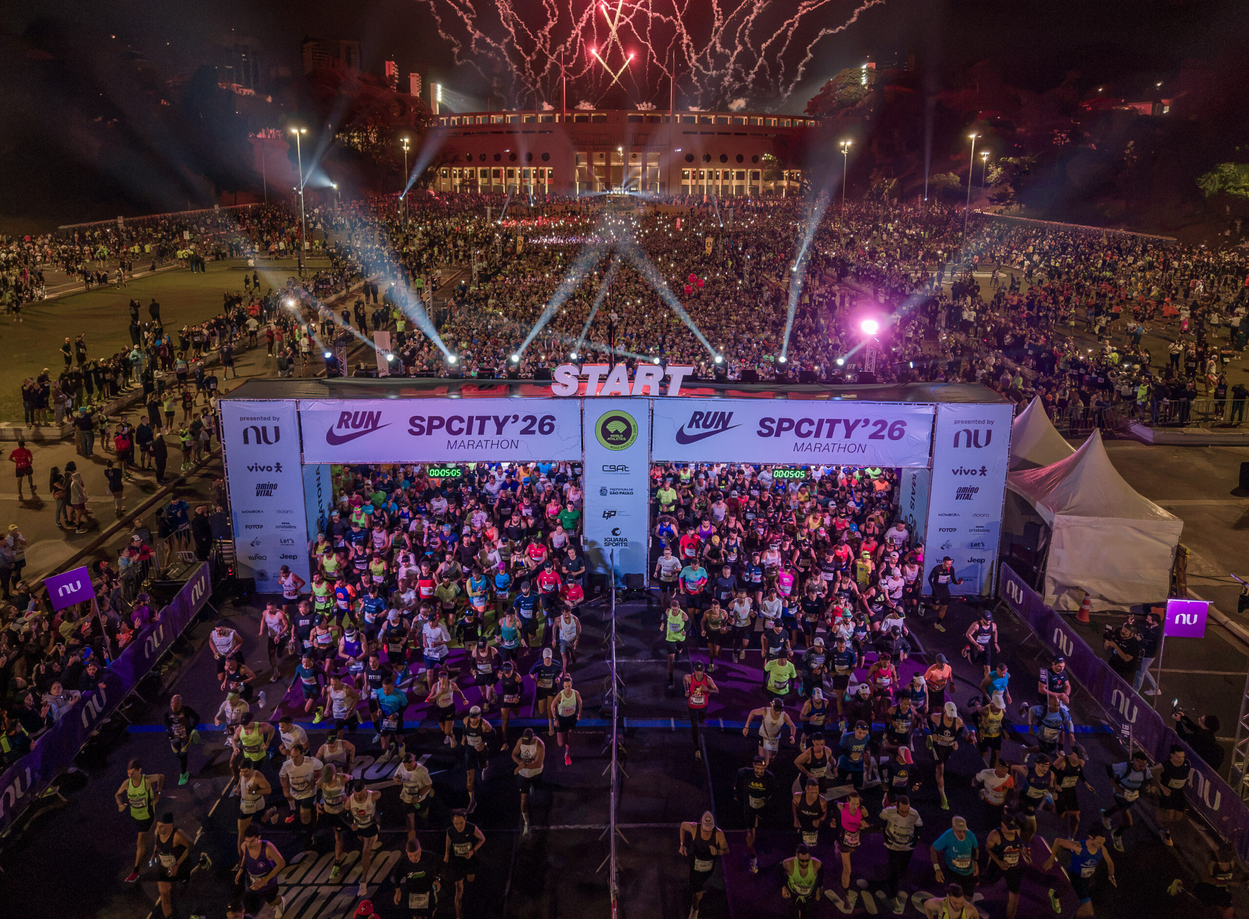 Nike SP City Marathon reúne mais de 32 mil corredores em São Paulo